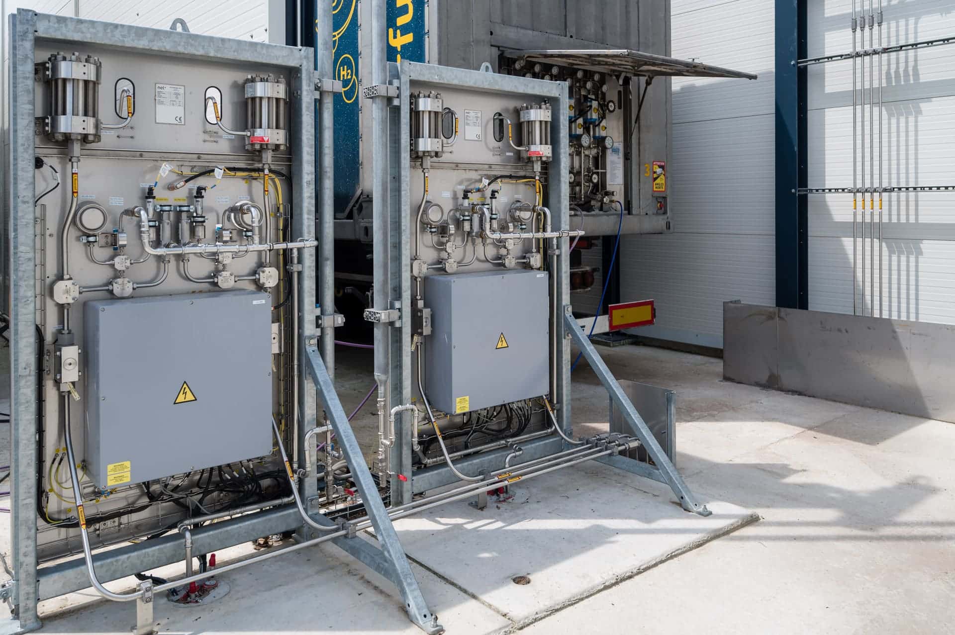 Operator Panel Wasserstofftankstelle
